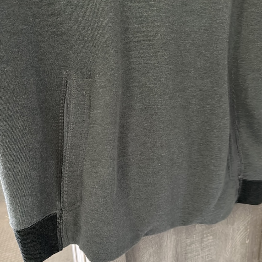 Nike Baseball Pullover With Pockets Gray Size L M… - image 4
